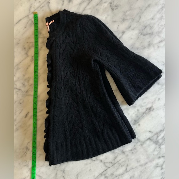 JUICY COUTURE Black Cashmere Cardigan Sweater - Women’s Size M - Picture 8 of 12